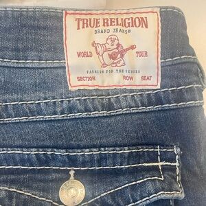 TRUE RELIGION BRAND JEANS blue wash. Color great!size 31. Stretch!